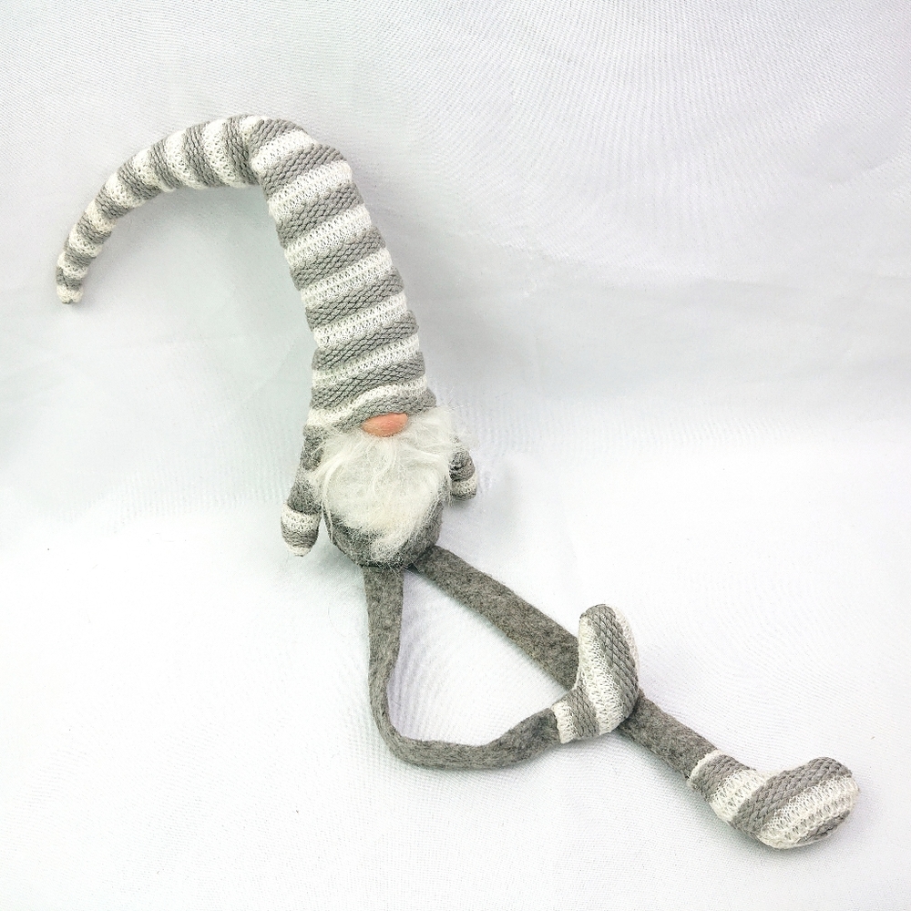 Bendable Gnome Grey & White